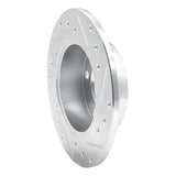 R1 Concepts 1998-2001 Audi A6 Quattro Rear Left Drilled & Slotted Silver Brake Rotor by R1 Concepts 631-73018L