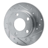 R1 Concepts 1998-2001 Audi A6 Quattro Rear Right Drilled & Slotted Silver Brake Rotor by R1 Concepts 631-73018R