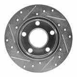 R1 Concepts 1998-2001 Audi A6 Quattro Rear Right Drilled & Slotted Silver Brake Rotor by R1 Concepts 631-73018R