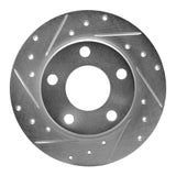 R1 Concepts 1999-2002 Audi A6 Quattro Rear Left Drilled & Slotted Silver Brake Rotor by R1 Concepts 631-73021L