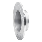 R1 Concepts 1999-2002 Audi A6 Quattro Rear Right Drilled & Slotted Silver Brake Rotor by R1 Concepts 631-73021R