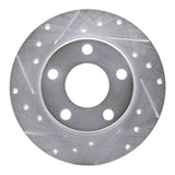 R1 Concepts 1999-2005 Audi A6 Quattro Rear Left Drilled & Slotted Silver Brake Rotor by R1 Concepts 631-73022L