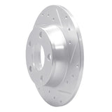 R1 Concepts 1999-2005 Audi A6 Quattro Rear Right Drilled & Slotted Silver Brake Rotor by R1 Concepts 631-73022R