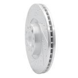 R1 Concepts 1999-2004 Audi S6 Front Left Drilled & Slotted Silver Brake Rotor by R1 Concepts 631-73023L