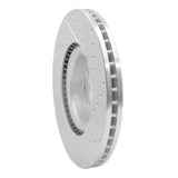 R1 Concepts 1999-2004 Audi S6 Front Left Drilled & Slotted Silver Brake Rotor by R1 Concepts 631-73023L