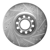 R1 Concepts 1999-2004 Audi A6 Quattro Front Right Drilled & Slotted Silver Brake Rotor by R1 Concepts 631-73023R