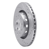 Dynamic Friction 2004-2005 Audi ALLROAD Rear Right Drilled & Slotted Silver Brake Rotor by Dynamic Friction Company 631-73033R