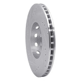 Dynamic Friction 2004-2005 Audi ALLROAD Rear Right Drilled & Slotted Silver Brake Rotor by Dynamic Friction Company 631-73033R