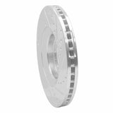 R1 Concepts 1998-2009 Audi S4 Front Left Drilled & Slotted Silver Brake Rotor by R1 Concepts 631-73036L