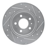 R1 Concepts 2000-2009 Audi A4 Quattro Rear Left Drilled & Slotted Silver Brake Rotor by R1 Concepts 631-73037L