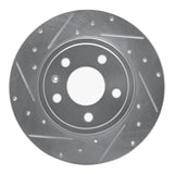 R1 Concepts 2000-2009 Audi A4 Quattro Rear Left Drilled & Slotted Silver Brake Rotor by R1 Concepts 631-73037L