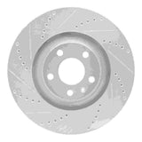 R1 Concepts 05-11 Audi A6 Quattro Front Left Drilled & Slotted Silver Brake Rotor by R1 Concepts RNC-631-73038L