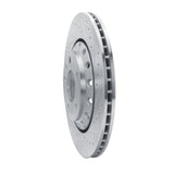 Dynamic Friction 2004-2010 Audi A8 Rear Right Drilled & Slotted Silver Brake Rotor by Dynamic Friction Company 631-73040R