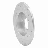Dynamic Friction 2002-2006 Audi A4 (USA/Canada) Rear Left Drilled & Slotted Silver Brake Rotor by Dynamic Friction Company 631-73043L