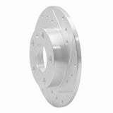 Dynamic Friction 2002-2006 Audi A4 Quattro Rear Right Drilled & Slotted Silver Brake Rotor by Dynamic Friction Company 631-73043R