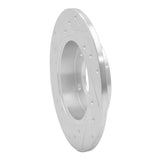 Dynamic Friction 2002-2006 Audi A4 Quattro Rear Right Drilled & Slotted Silver Brake Rotor by Dynamic Friction Company 631-73043R