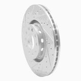 R1 Concepts 1997-2006 Audi A4 Quattro Front Left Drilled & Slotted Silver Brake Rotor by R1 Concepts 631-73044L