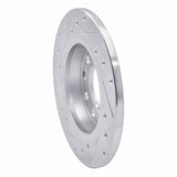 R1 Concepts 2000-2008 Audi A4 Quattro Rear Right Drilled & Slotted Silver Brake Rotor by R1 Concepts 631-73045R