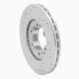 Dynamic Friction 2007-2011 Audi S6 Rear Right Drilled & Slotted Silver Brake Rotor by Dynamic Friction Company 631-73051R