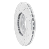 Dynamic Friction 2008-2012 Audi Q5 (Mexico) Front Right Drilled & Slotted Silver Brake Rotor by Dynamic Friction Company 631-73057R