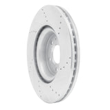 Dynamic Friction 2012-2020 Audi Q5 (USA/Canada) Except Hybrid Front Left Drilled & Slotted Silver Brake Rotor by Dynamic Friction Company 631-73067L