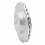 Dynamic Friction 2008-2025 Audi A5 Sportback Front Right Drilled & Slotted Silver Brake Rotor by Dynamic Friction Company 631-73086R