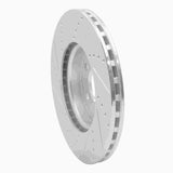 Dynamic Friction 2008-2025 Audi A5 Sportback Front Right Drilled & Slotted Silver Brake Rotor by Dynamic Friction Company 631-73086R