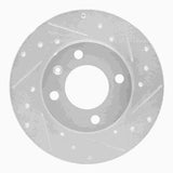 R1 Concepts 1973-2005 Audi Fox Front Right Drilled & Slotted Silver Brake Rotor by R1 Concepts 631-74000R