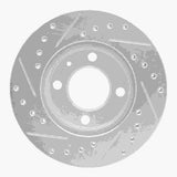 R1 Concepts 1980-8 Audi 4000 Front Right Drilled & Slotted Silver Brake Rotor by R1 Concepts 631-74004R