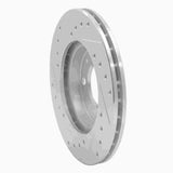 R1 Concepts 1980-8 Audi 4000 Front Right Drilled & Slotted Silver Brake Rotor by R1 Concepts 631-74004R