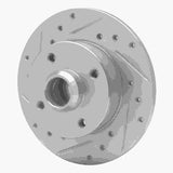 R1 Concepts 1985-2002 Volkswagen Cabrio Rear Left Drilled & Slotted Silver Brake Rotor by R1 Concepts 631-74005L