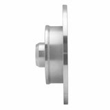 R1 Concepts 1985-2002 Volkswagen Cabrio Rear Left Drilled & Slotted Silver Brake Rotor by R1 Concepts 631-74005L