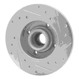 R1 Concepts 1985-2002 Volkswagen Cabrio Rear Left Drilled & Slotted Silver Brake Rotor by R1 Concepts 631-74005L