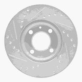 R1 Concepts 1986-1998 Volkswagen Derby (Mexico) Front Right Drilled & Slotted Silver Brake Rotor by R1 Concepts 631-74006R