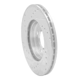 R1 Concepts 1986-1998 Volkswagen Derby (Mexico) Front Right Drilled & Slotted Silver Brake Rotor by R1 Concepts 631-74006R