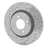 R1 Concepts 1990-1993 Volkswagen Corrado/Passat (USA/Canada) Front Left Drilled & Slotted Silver Brake Rotor by R1 Concepts 631-74008L