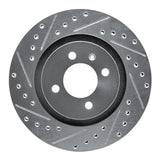 R1 Concepts 1990-1993 Volkswagen Corrado/Passat (USA/Canada) Front Left Drilled & Slotted Silver Brake Rotor by R1 Concepts 631-74008L