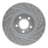 R1 Concepts 1992-1995 Volkswagen Passat (USA/Canada) Front Left Drilled & Slotted Silver Brake Rotor by R1 Concepts 631-74009L