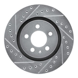 R1 Concepts 1992-1995 Volkswagen Passat (USA/Canada) Front Left Drilled & Slotted Silver Brake Rotor by R1 Concepts 631-74009L