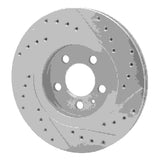 R1 Concepts 1992-1995 Volkswagen Passat (USA/Canada) Front Left Drilled & Slotted Silver Brake Rotor by R1 Concepts 631-74009L