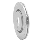 R1 Concepts 1992-1995 Volkswagen Passat (USA/Canada) Front Right Drilled & Slotted Silver Brake Rotor by R1 Concepts 631-74009R
