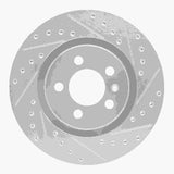 R1 Concepts 1992-1995 Volkswagen Passat (USA/Canada) Front Right Drilled & Slotted Silver Brake Rotor by R1 Concepts 631-74009R