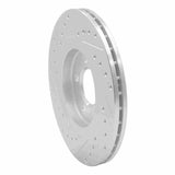 R1 Concepts 1992-1995 Volkswagen Passat (USA/Canada) Front Right Drilled & Slotted Silver Brake Rotor by R1 Concepts 631-74009R