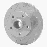 R1 Concepts 1992-1998 Volkswagen Golf Rear Left Drilled & Slotted Silver Brake Rotor by R1 Concepts 631-74010L