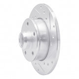 R1 Concepts 1992-1998 Volkswagen Passat (USA/Canada) Rear Right Drilled & Slotted Silver Brake Rotor by R1 Concepts 631-74010R