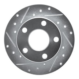 R1 Concepts 1992-2005 Audi A6 Quattro Rear Left Drilled & Slotted Silver Brake Rotor by R1 Concepts 631-74011L