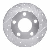 R1 Concepts 1992-2005 Audi A6 Quattro Rear Right Drilled & Slotted Silver Brake Rotor by R1 Concepts 631-74011R