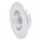 R1 Concepts 1992-2005 Audi A6 Quattro Rear Right Drilled & Slotted Silver Brake Rotor by R1 Concepts 631-74011R