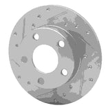 R1 Concepts 1996-2005 Audi A4 Quattro Rear Left Drilled & Slotted Silver Brake Rotor by R1 Concepts 631-74014L