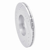 R1 Concepts 1998-2015 Volkswagen Jetta Wagon/Jetta Sedan Front Right Drilled & Slotted Silver Brake Rotor by R1 Concepts 631-74016R